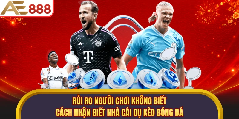 Rủi ro người chơi không biết cách nhận biết nhà cái dụ kèo bóng đá